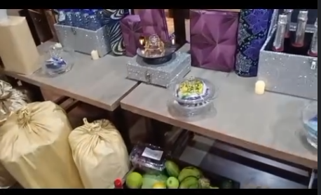 Elegant Eru Iyawo setup with premium items and luxury bridal presentation in Abuja